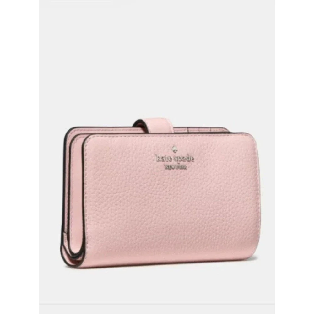 kate spade Pink Pebbled Leather Wallet